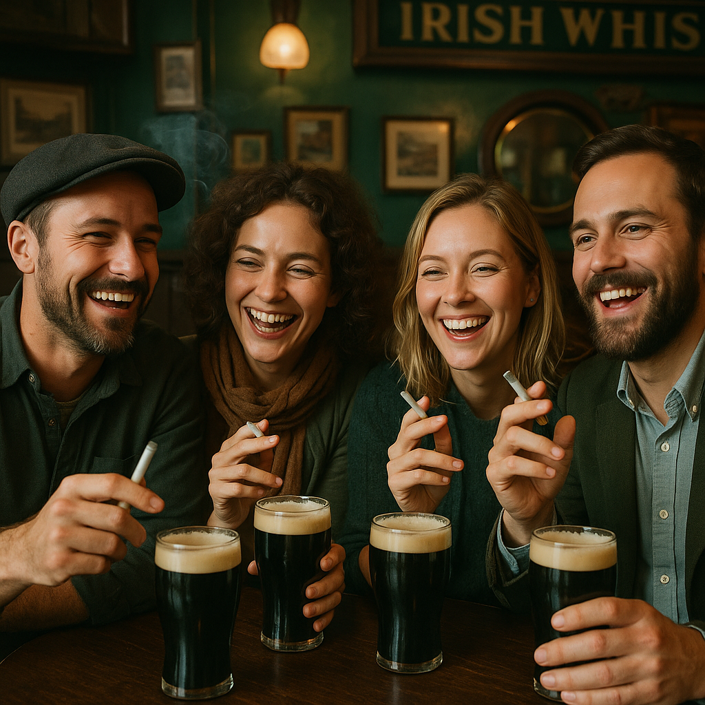 Friends celebrating together